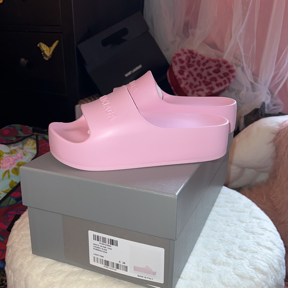 Balenciaga Chunky Platform Slide Sandals size 35 5 5.5 - Picture 8 of 11